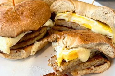 The Hangover Sandwich at Jimmy K's Diner in Haverhill, Massachusetts