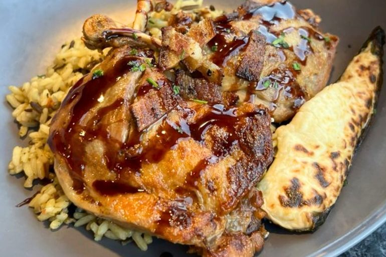 Duck Cacciatore at Draft + Table Argenta in North Little Rock, Arkansas