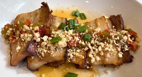 Braised Pork Belly at Saltine in Jackson, MS