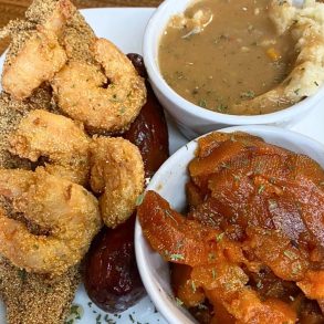 Catfish Combo at Shugs Comfort Food in Bellevue, Nebraska
