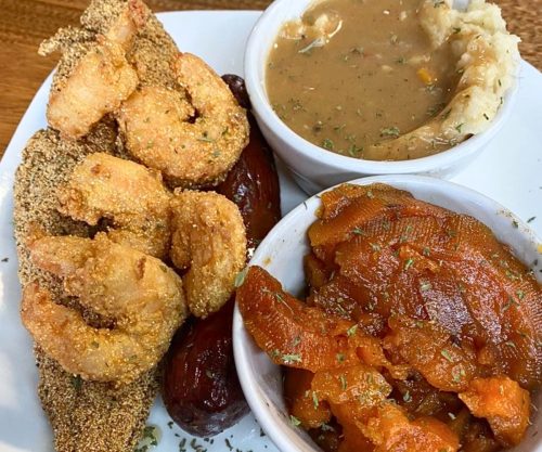 Catfish Combo at Shugs Comfort Food in Bellevue, Nebraska