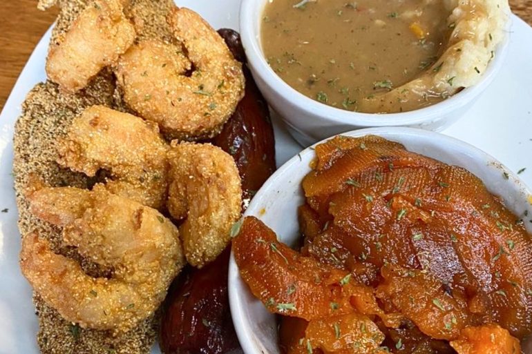 Catfish Combo at Shugs Comfort Food in Bellevue, Nebraska
