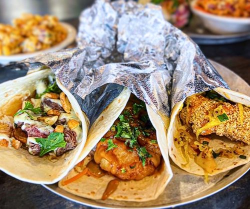 Flock of Tacos at Black Sheep Burrito and Brews in Charleston, WV