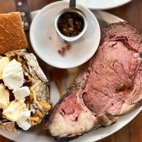 Smoked Prime Rib at Old Canal Smoke House in Chillicothe, Ohio