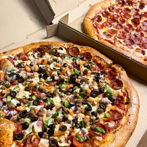 pizzas at Pizza Crush in Pomona, California
