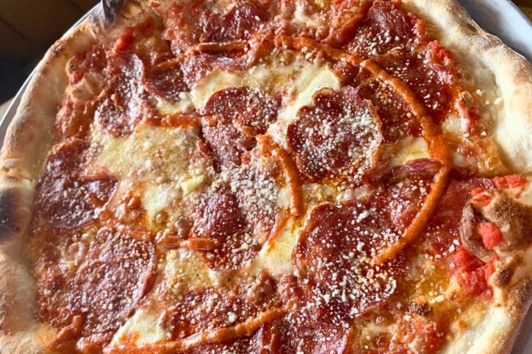 Calabria Pizza at Bar Lino Ristorante in Johnston, RI
