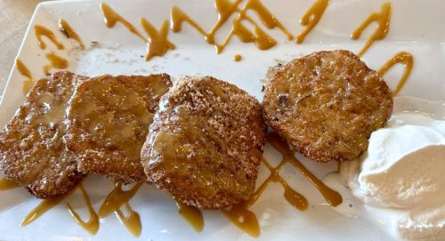 Churro French Toast at Stella Southern Cafe in College Station, Texas