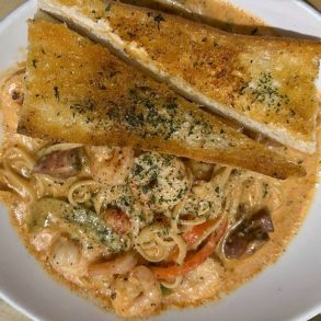 Cajun Seafood Pasta at Saltine in Jackson, Mississippi